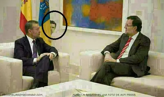 Reunión Rivero-Rajoy.-montaje de archipielagomachango.com