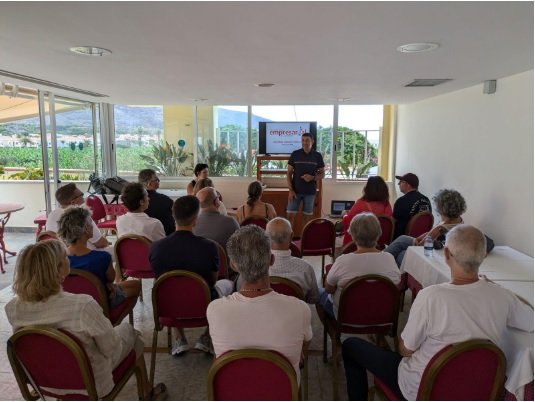 reunión asoc empresarios la gomera